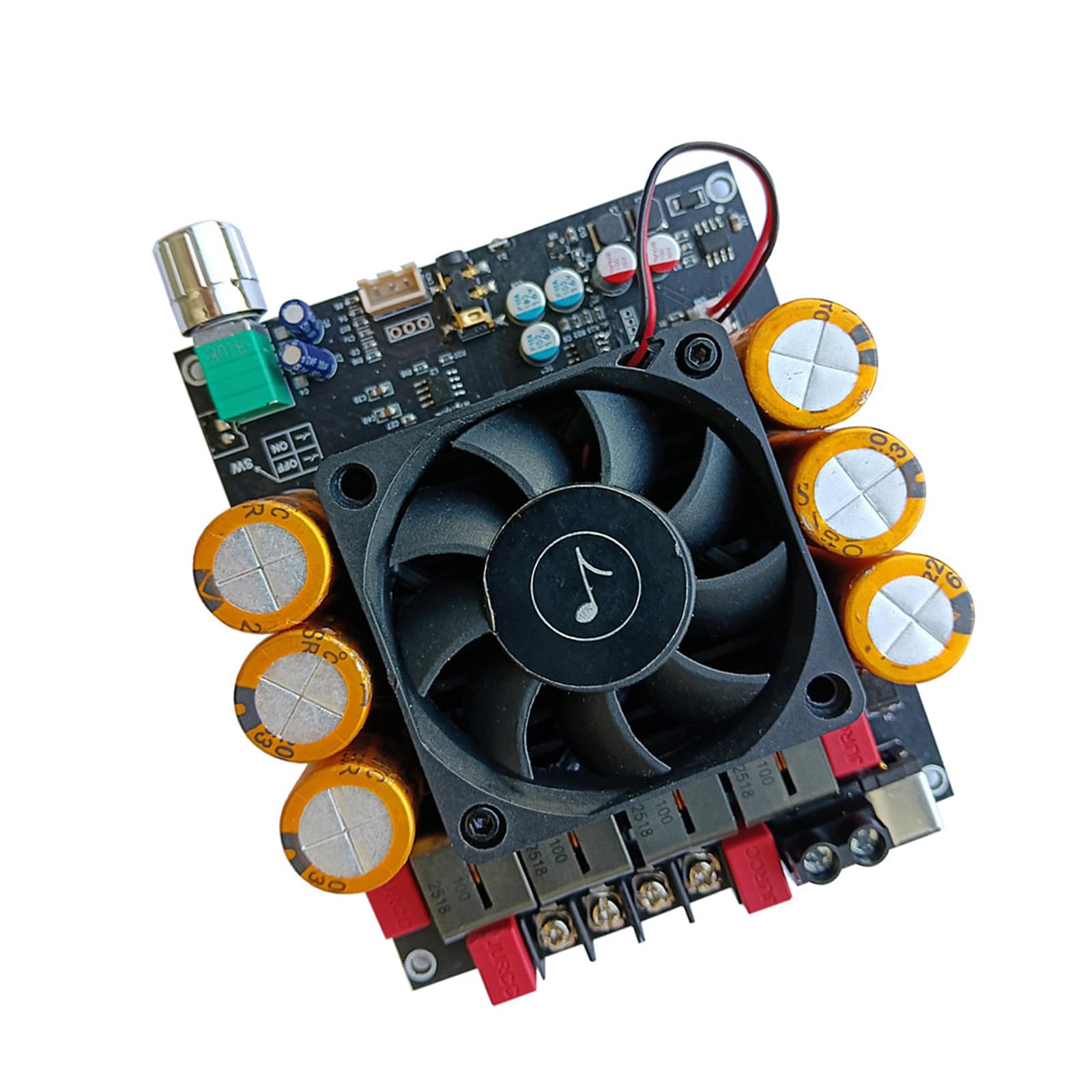 Scheda di amplificatore di potenza sonora digitale 18 V-50 V 600 W + 600 W, pannello subwoofer stereo a doppio canale per modulo amplificatore home theater