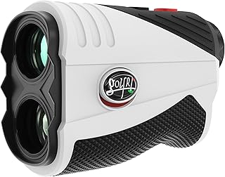 Golf Rangefinder with Slope and Flag Locking, 1200 Yards Range, 7X Magnification, Rechargeable, Waterproof