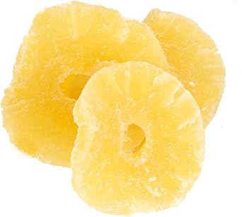 Dorri - Pineapple Rings Crystallised 500g | Premium Quality, Sweet Pineapple Flavour, Ideal for Baking & Snacking (Available from 150g to 5kg)