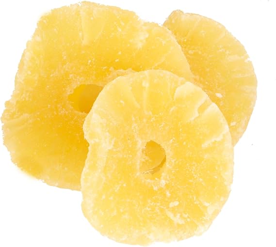 Dorri - Pineapple Rings Crystallised 500g | Premium Quality, Sweet Pineapple Flavour, Ideal for Baking & Snacking (Available from 150g to 5kg)