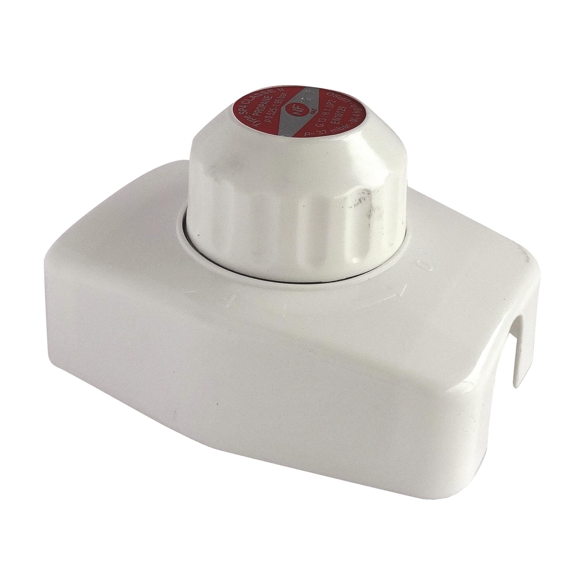 SOMATHERM FOR YOU, Regulador de disparo fijo clase 2 para botella propano MM20/150, caudal máximo 4 Kg/h, seguridad integrada contra fugas, presión de salida 37 mbars | Conecte de forma segura su botella de propano con este regulador con seguridad incorpo