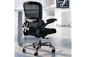 Ergonomic Mesh Computer Chair with Adjustable Lumbar Support and Executive Features for Home Office