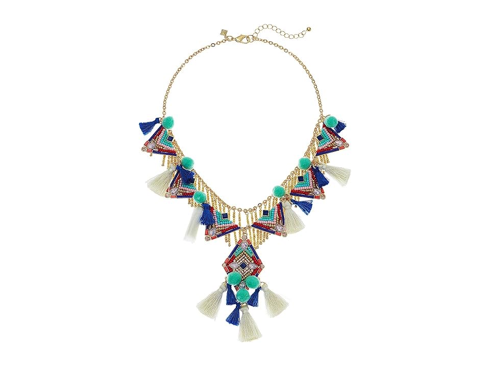 

Rebecca Minkoff Geo Drama Statement Necklace (Multi/Gold) Necklace