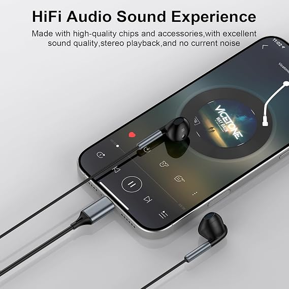 USB C Headphone for Samsung Galaxy Z Flip 7 Z Fold 7 A17 S25 Edge Ultra S24 S23 S22 S21 S20 A36 A16 A15 A14 A13 A53,Wired Earbuds with Mic Volume Control in Ear Earphones for iPhone 16 15,Pixel 9 8