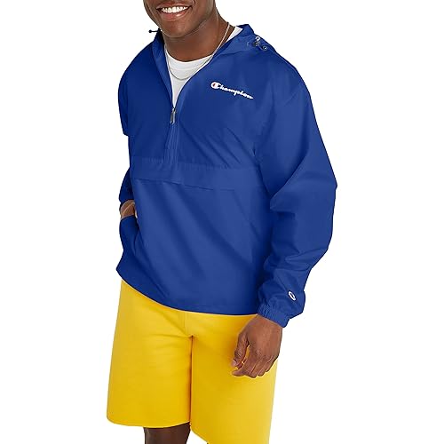 Champion Men's Jacket, Stadium Packable Wind and Water Resistant Jacket (Reg. Or Big & Tall)
