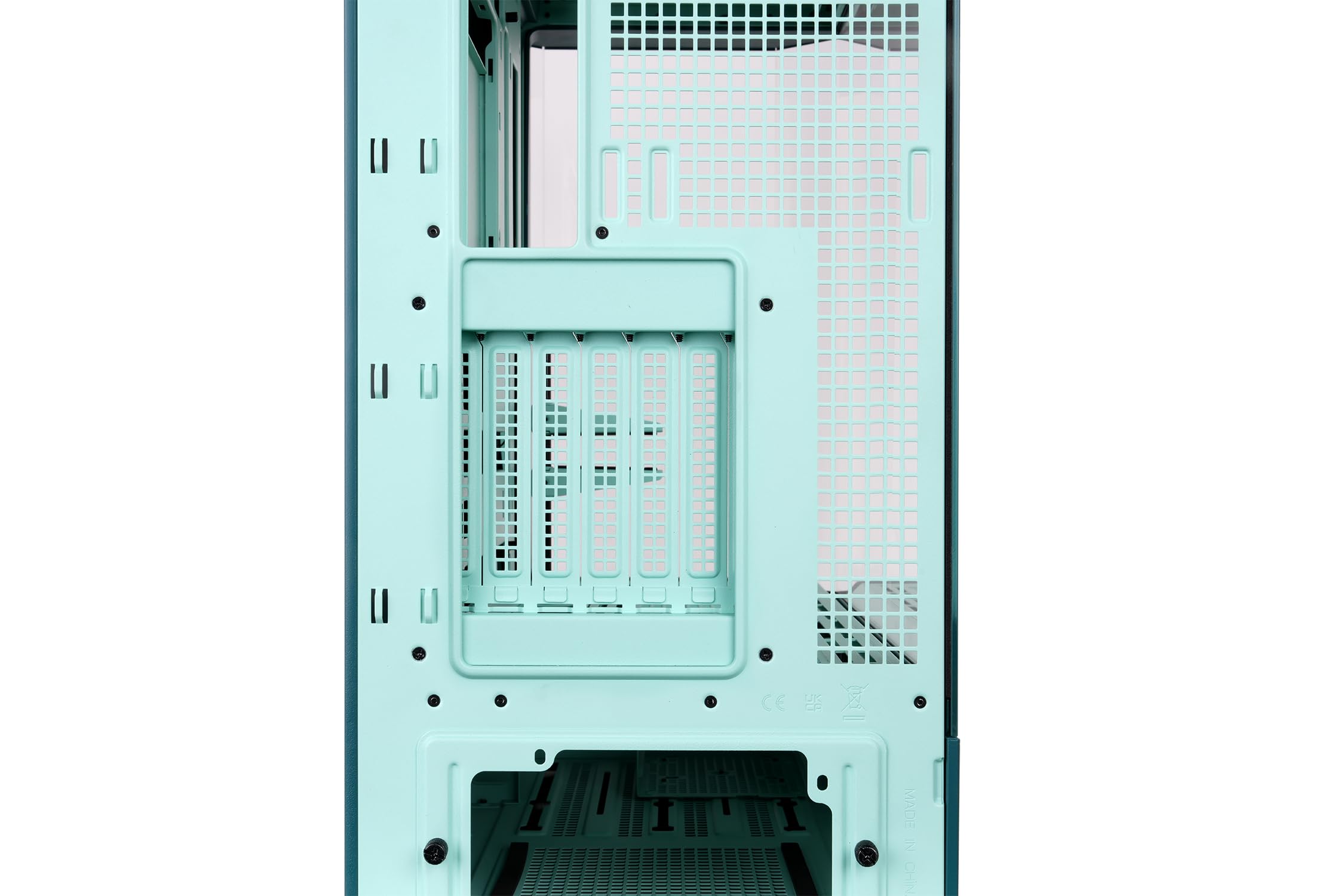 Thermaltake View 600 TG | Obudowa typu full tower E-ATX | Konstrukcja panoramiczna z 4 panelami ze szkła hartowanego | Kolor niebiesko-zielony (teal)