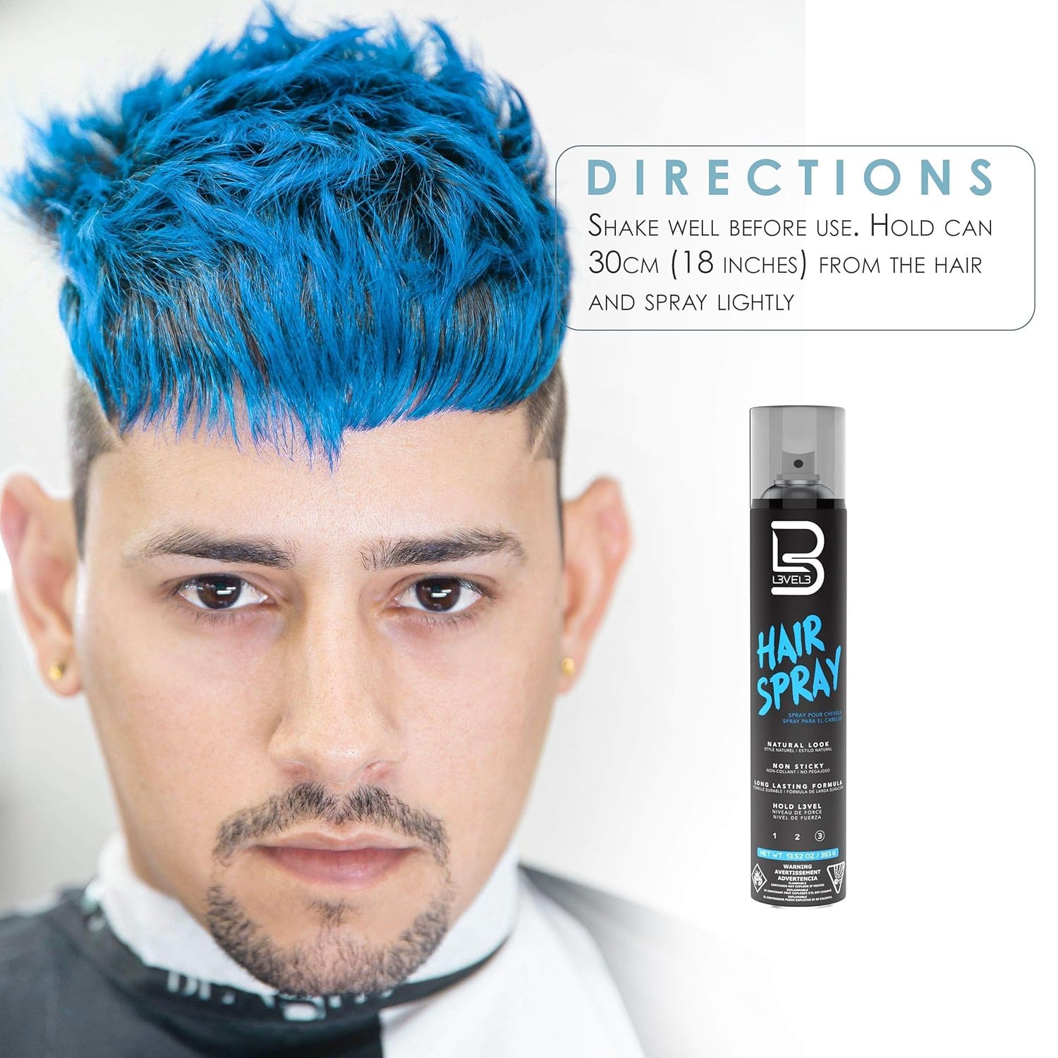 L3 Level 3 Haarspray - Langanhaltendes und starkes Haarspray 100 ml