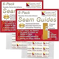 Vista 9 de Guidelines4quilting guías de costura, 0.5 x 2 x 0.03125 pulgadas, paquete de 6