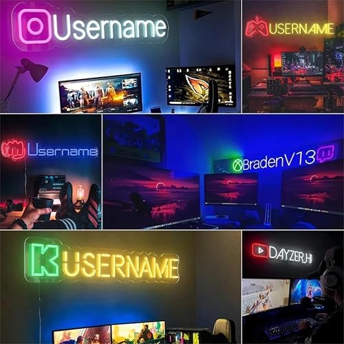 Vista 5 de Letrero de neón personalizado para decoración de pared, letrero de luz de neón grande personalizable para dormitorio, decoración del hogar, boda