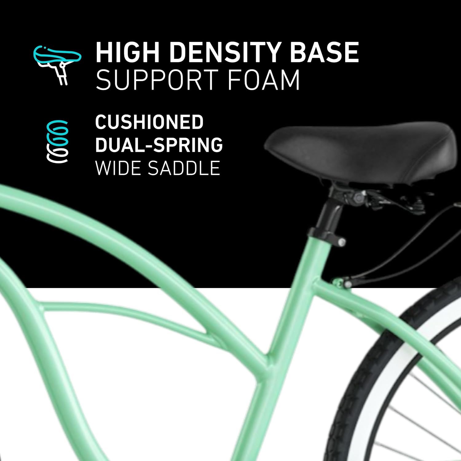 sixthreezero Around The Block Women's Beach Cruiser Bike - Image 4