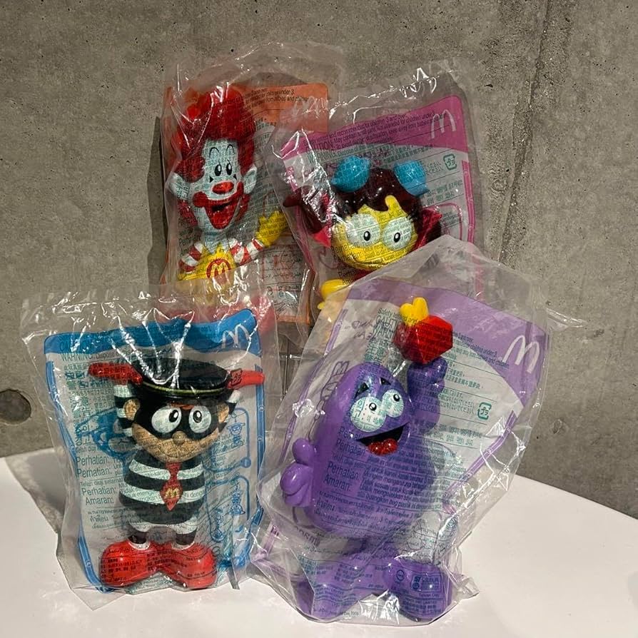 マクドナルド フィギュア 人形 ミールトイ 海外限定 セット ハンバーグ