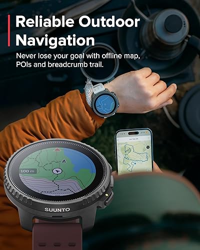 Miniatura 9 de SUUNTO Vertical Reloj GPS de aventura, pantalla grande, mapas fuera de línea, carga solar