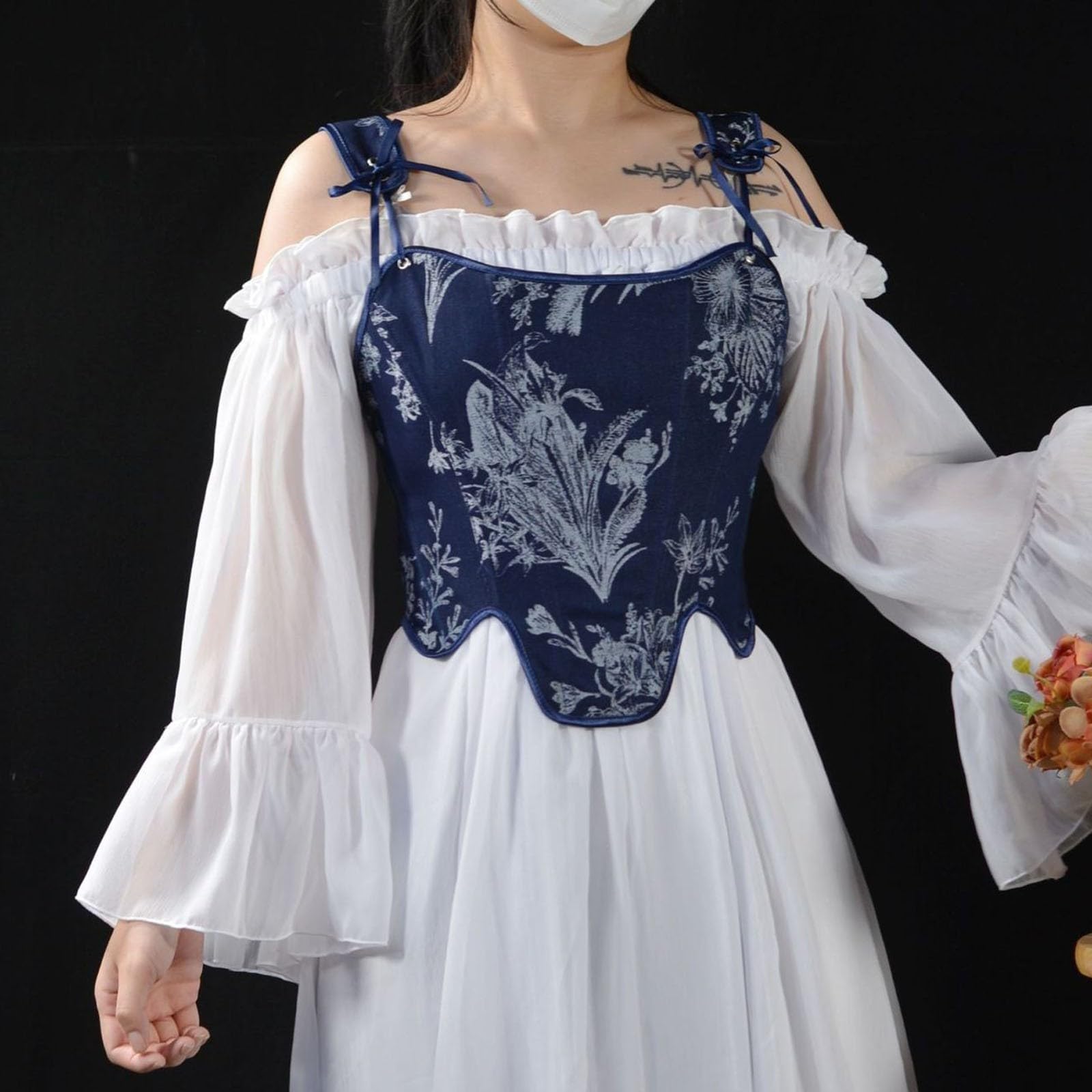 Corpetto Top Donna, Corsetto Donna Elegante Cerimonia