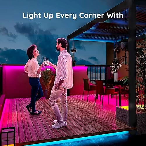 Miniatura 5 de Govee Tira de luces LED de 164 pies tiras de luz que cambian de color con control remoto luces LED RGB para habitación dormitorio sala de estar
