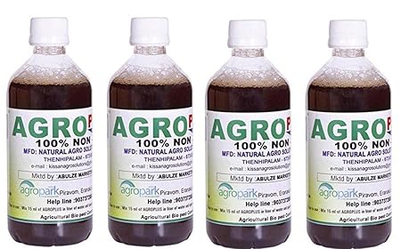 Agro Plus Am002_4 Non To x ic Pesticide and Fungicide for Plants - Set of 4