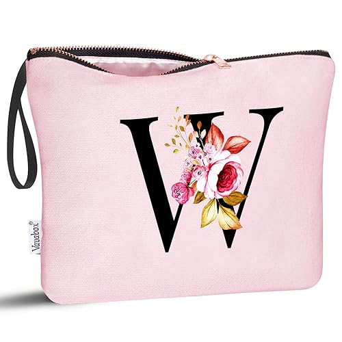 Vista 183 de Vavabox A-Z - Bolsa de maquillaje personalizada, regalos de cumpleaños para mujeres y madres, regalos para mejores amigas, bolsa de cosméticos