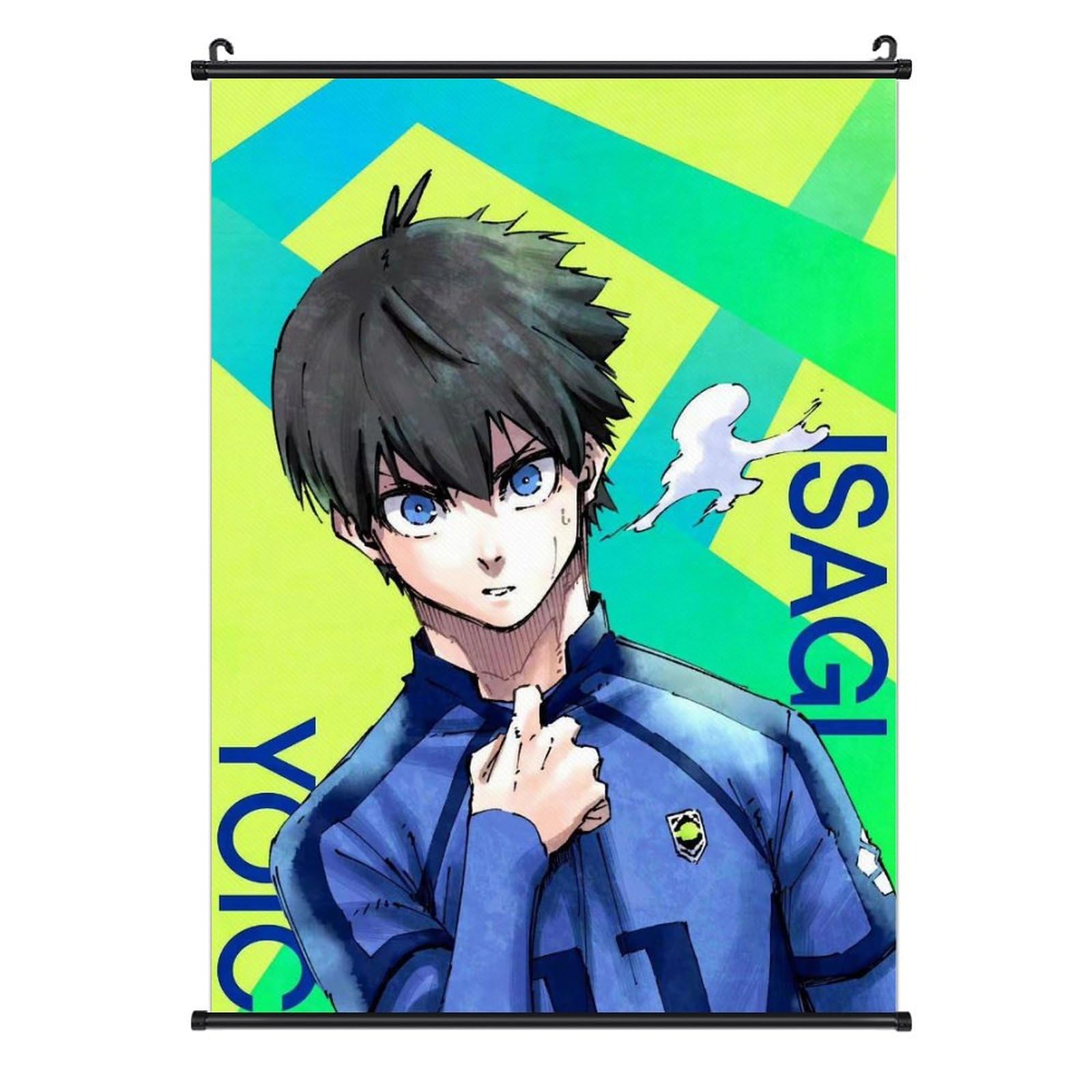 Amazon.co.jp: ブルーロック 潔世一 ポスター 掛け物 飾り キャンバス