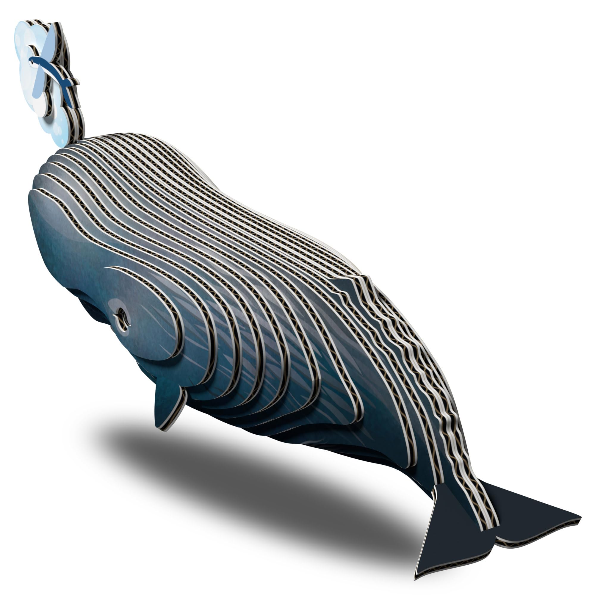 EUGY 650092 Whale, 3D Animal Puzzle for Children and Adults to Assemble DIY Animal Figure, Craft Set from 6 Years - Image 2