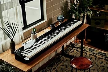 カシオ　Privia PX-500L 電子ピアノ　専用木製スタンド付 中古 電子ピアノカシオ Privia PX-500L 純正スタンド付き - メルカリ