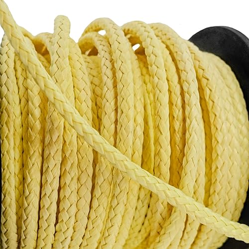 Miniatura 8 de emma kites Cuerda trenzada 100% Kevlar, resistente a la abrasión, resistente al fuego, táctica de supervivencia para pesca, modelo cohete, cuerda de
