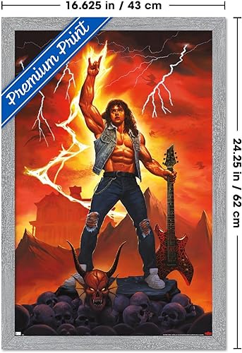 Vista 90 de Trends International Netflix Stranger Things: Season 4 - Póster de Rock On Wall de 22.375 x 34 pulgadas, versión premium sin marco