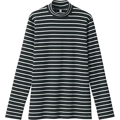 [MUJI] Tシャツ 婦人 起毛フライス編みハイネック長袖Tシャツ レディース XSサイズ