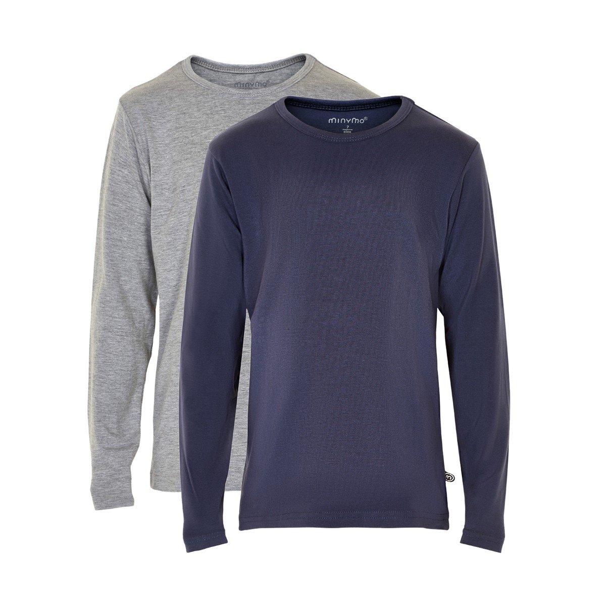 MINYMO Baby - Jungen Basic 34 -T-Shirt Ls (2-Pack) T-Shirt (2er Pack)