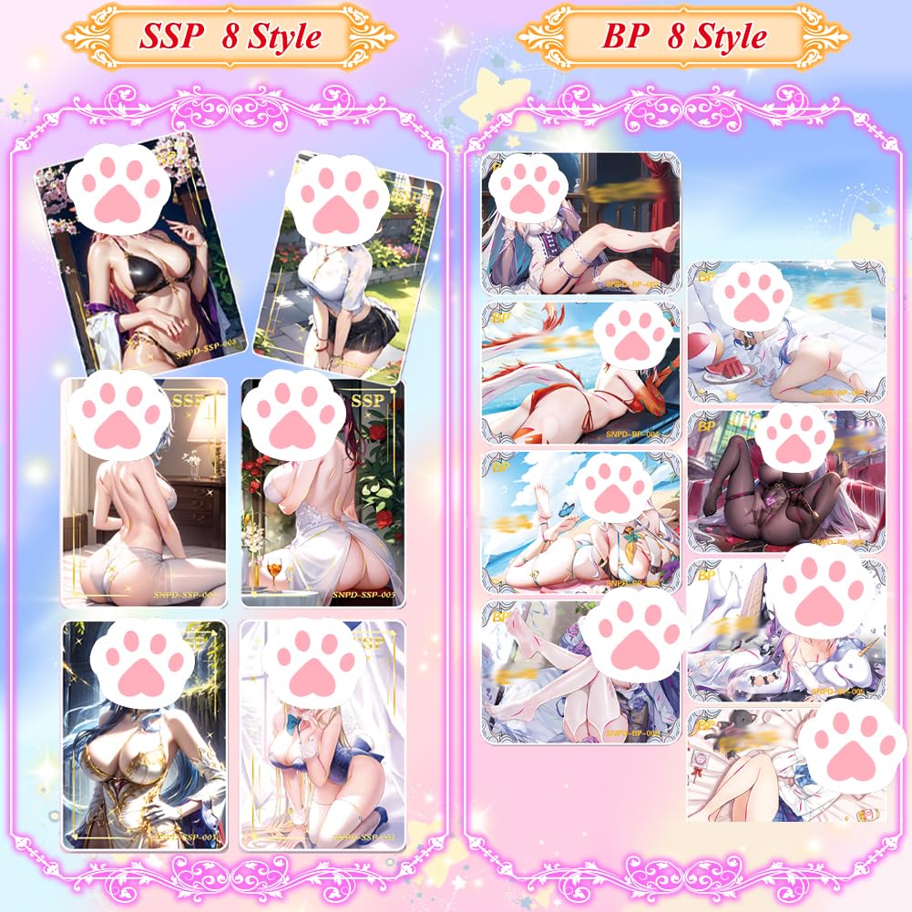RiTeDei Anime Trading Cards (1 Box), Premium Card Set - Attractive Collection Waifu Premium Card Set (SNPD 06) - Image 4