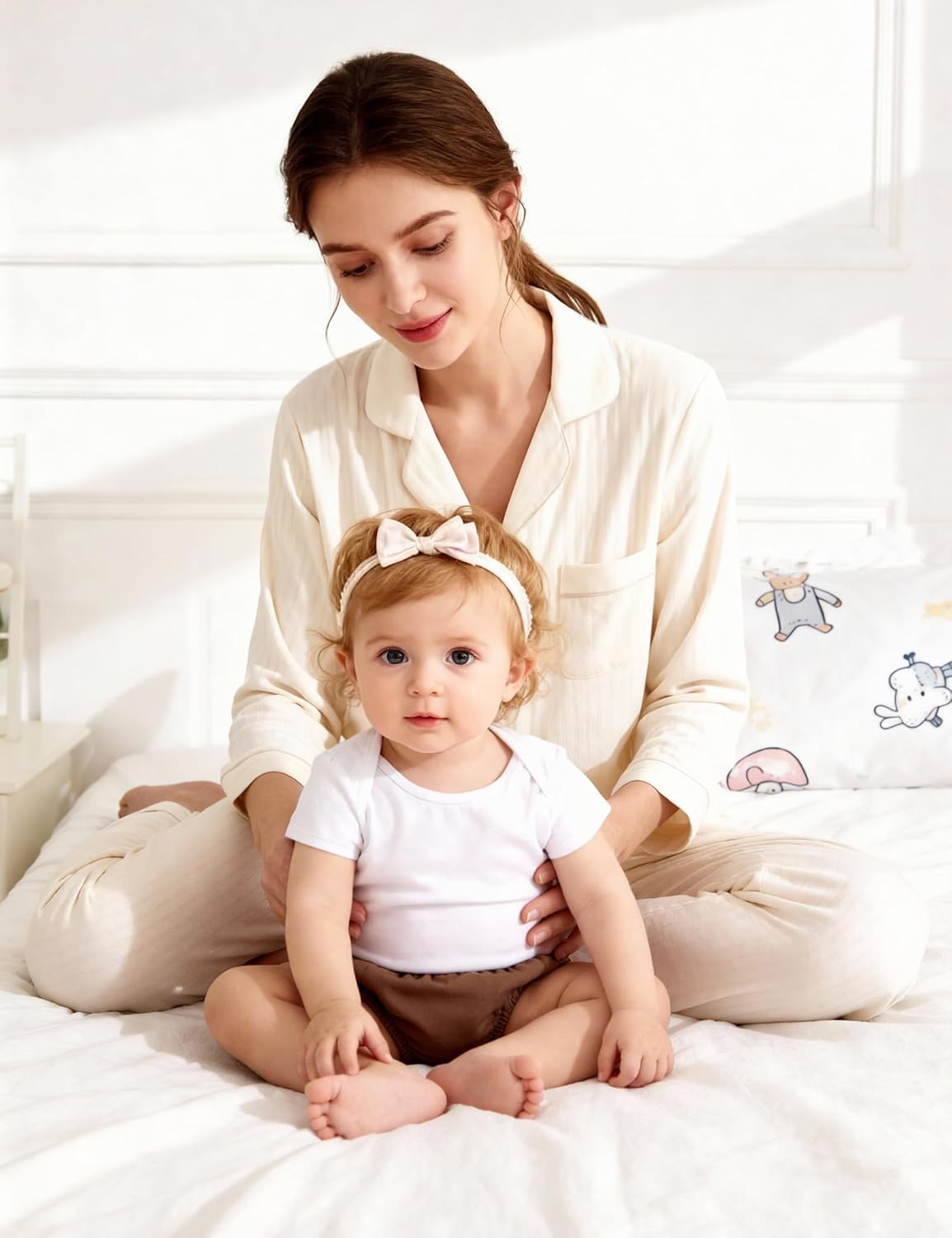 3 Pack Baby Bloomers for Girls Boys Diaper Covers Shorts Elastic Soft Clothes Size 6-24 Months - Image 4