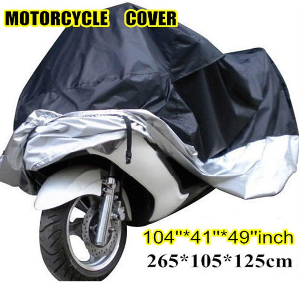 Eaglerich 3XL Size Motorcycle Cover, Waterproof Outdoor Uv Protector Covering Bike, Covers for Motorcycle Motor Scooter, Capa para Moto G