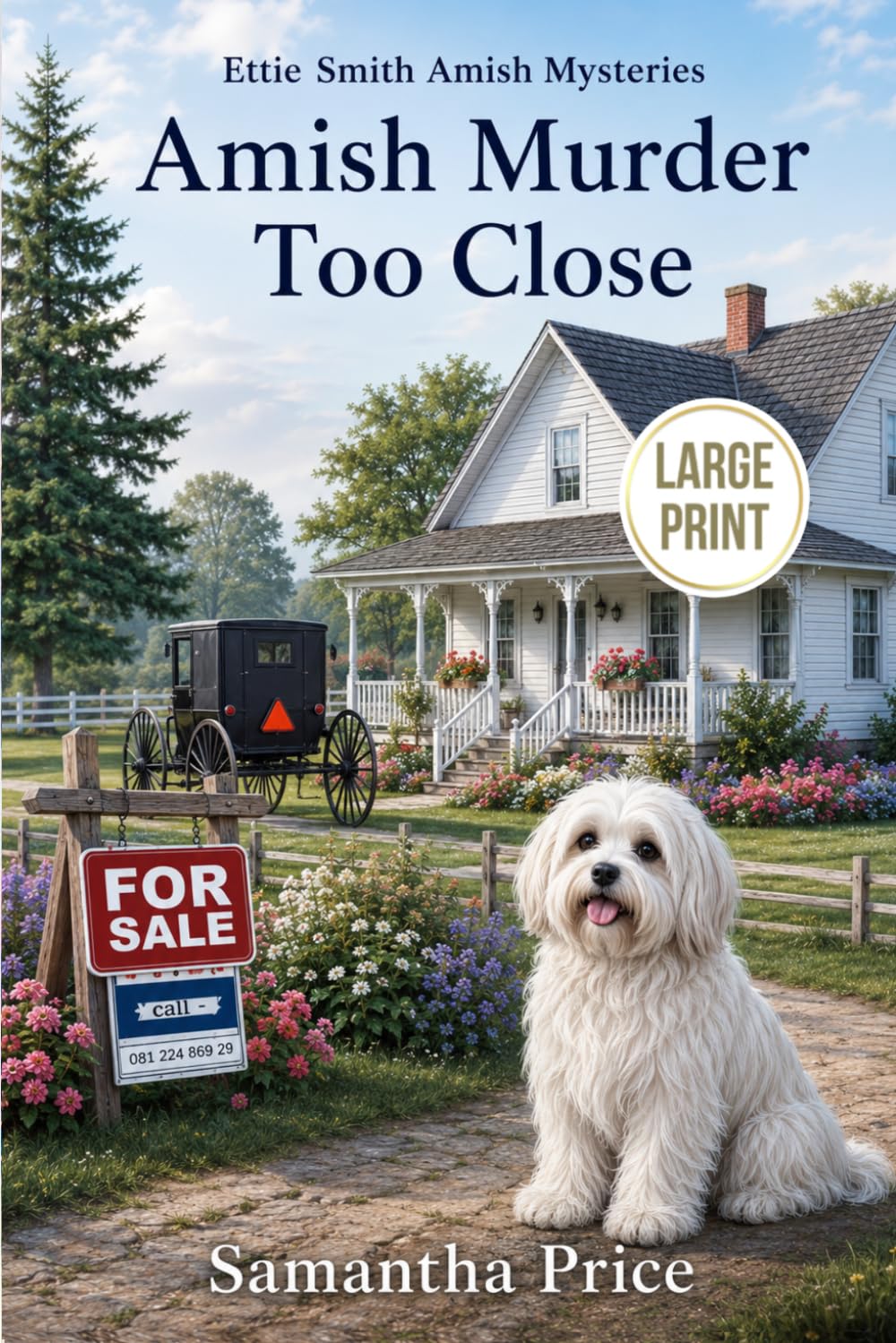 Amish Murder Too Close LARGE PRINT: A Cozy Mystery (Ettie Smith Amish Cozy Mysteries - Large Print Editions)