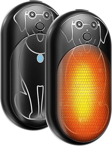 Calentadores de manos, paquete de 2 calentadores de manos recargables de 3000 mAh para exteriores, regalos para hombres y mujeres