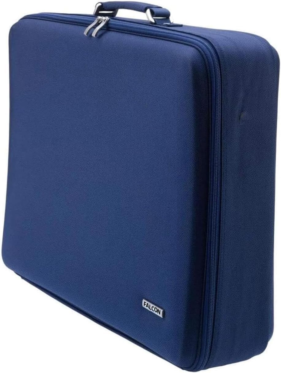 Falcon Schutzhülle für Camping-Fernseher – harte Tragetasche für Camping, Wohnmobil & Wohnwagen, blau, 24-27 inches, Klassisch
