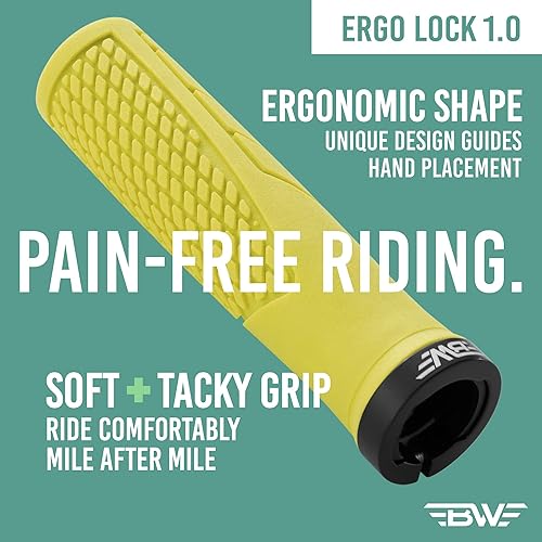 Miniatura 6 de Ergo-Lock 1.0 Grips - Puños de manillar de bicicleta MTB con bloqueo doble - Múltiples opciones de color