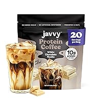Vista 18 de Café Helado de Proteína de Caramelo - Proteína de Suero Premium y Cafés Helados Instantáneos - 100% Preparación en Frío Natural - Cero Sabores