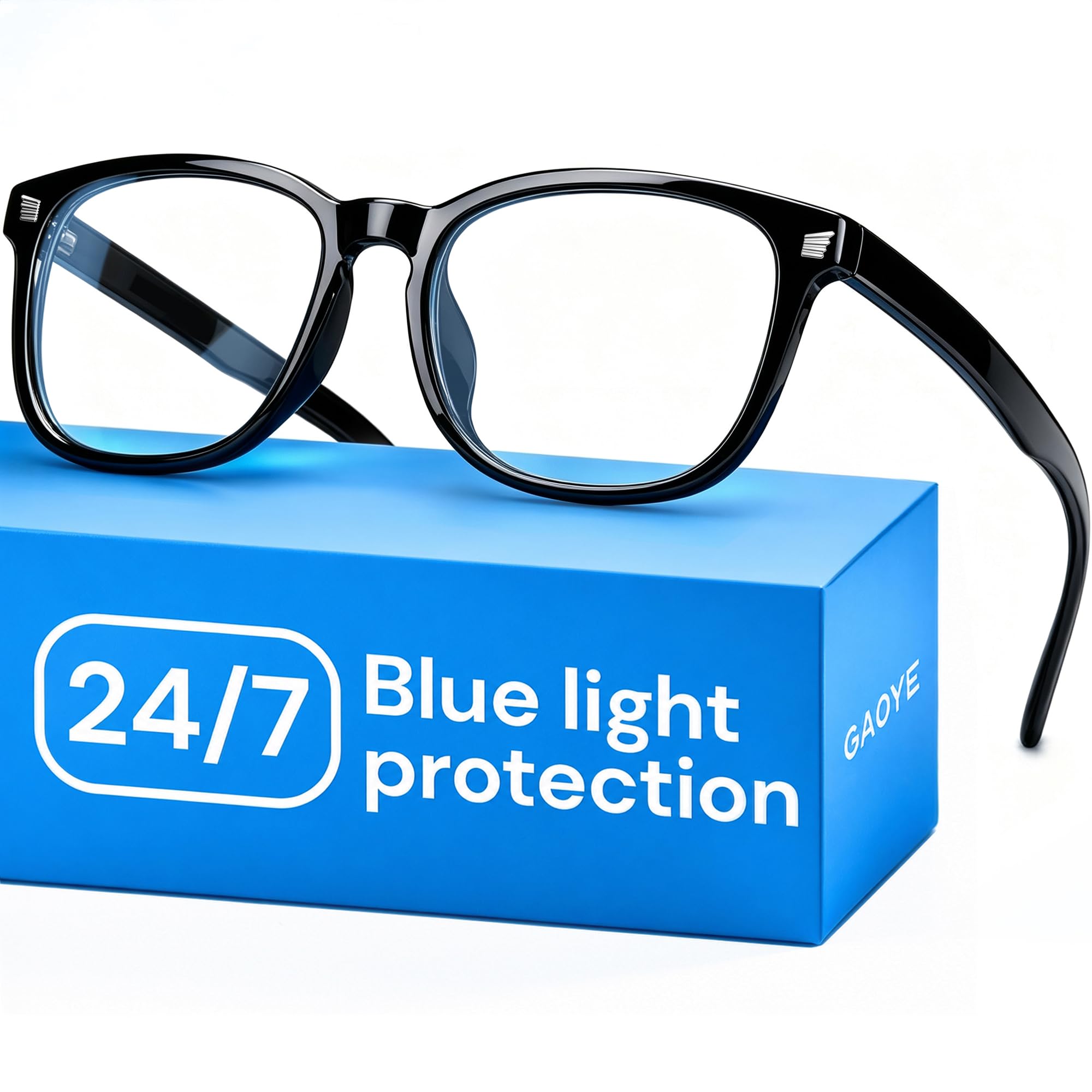 Photo 1 of Gaoye Blue Light Blocking Glasses - Black