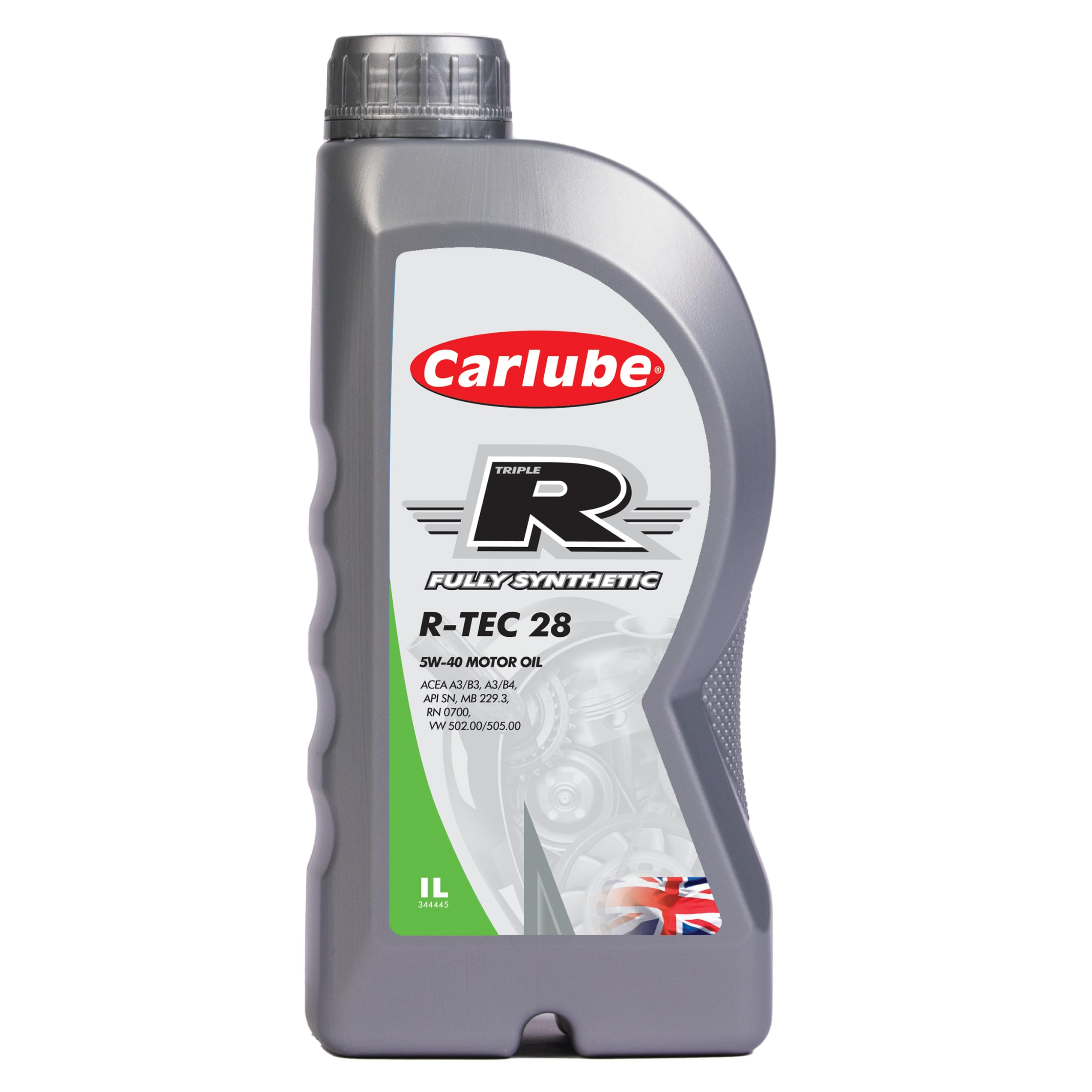 Carlube Triple R 5W-40 Fully Synthetic Engine Oil R-Tec 28 1L