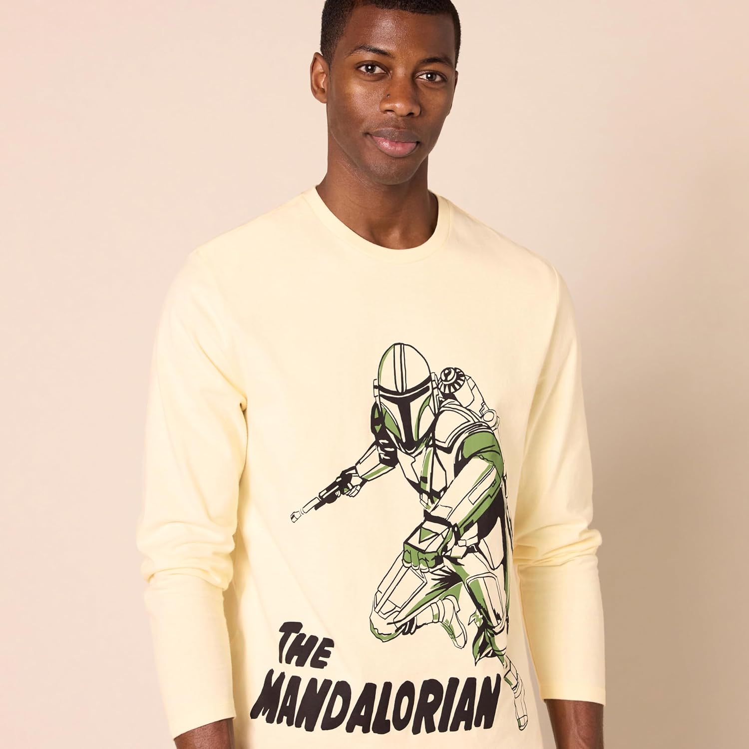 Amazon Essentials Disney | Marvel | Star Wars Men's Long-Sleeve T-Shirts, Pack of 2