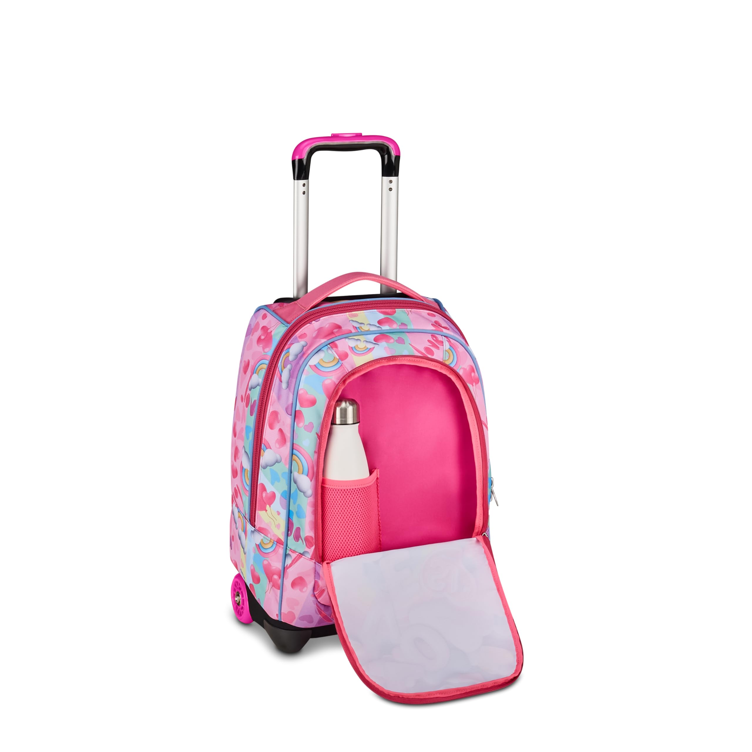 SJ GANG STYLE JAM GANG Big Trolley, 30 L, Doppio Scomparto, Spallacci a scomparsa, Doppio uso, Tasca frontale, Scuola elementare, Angel Blue, Bambine, rosa