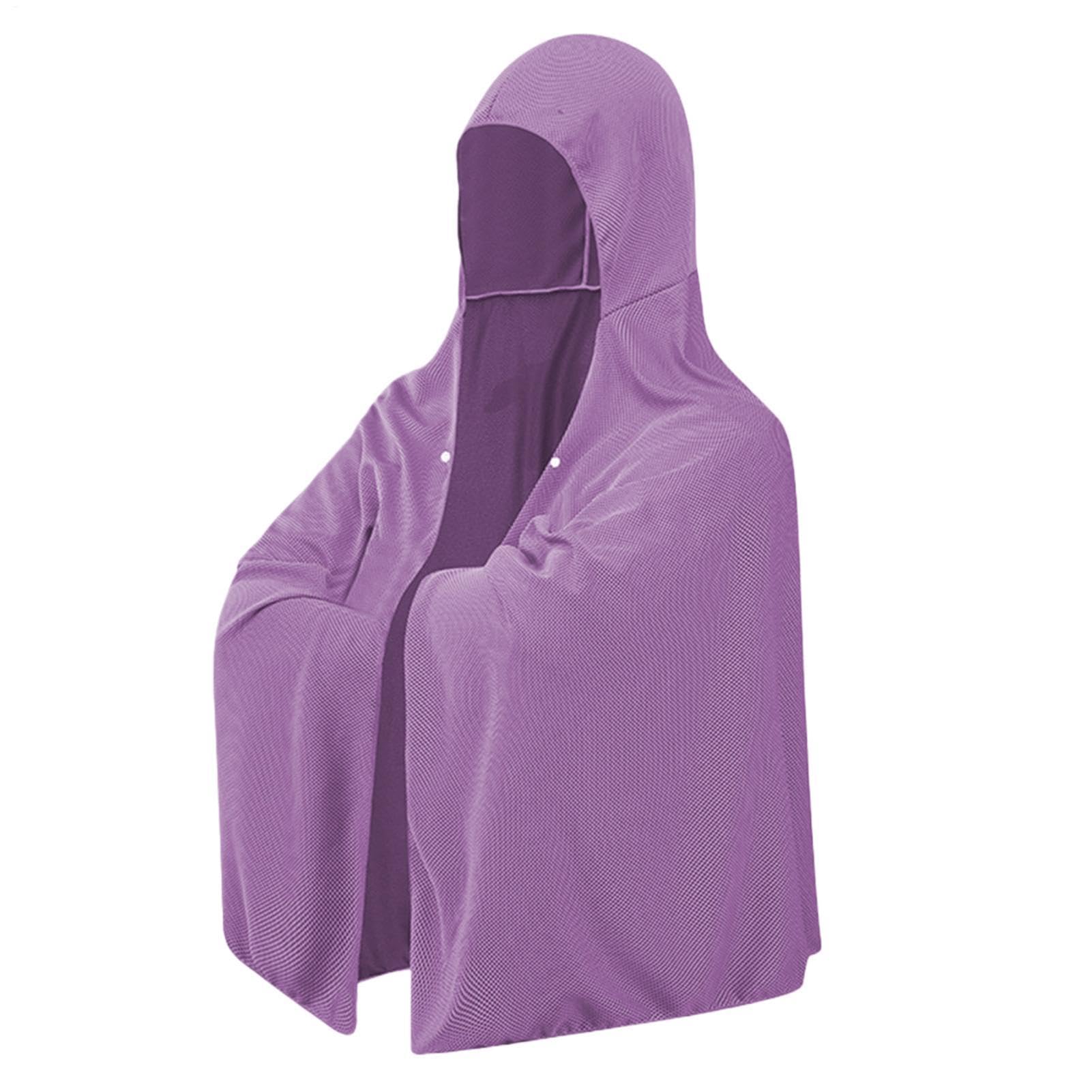 Djeyzusy Large Cooling Hoodie Towel for Neck and Face, Hot Weather