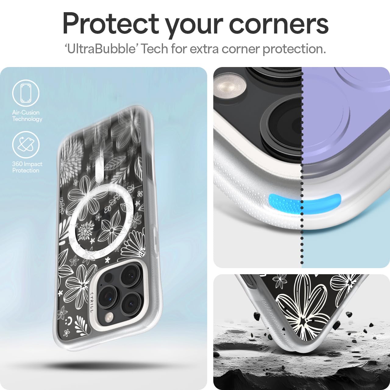 CYRILL Spigen UltraSheer Mag Custodia Compatibile con