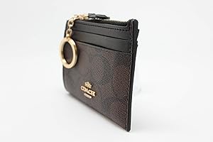 小物 Like new coach signature mini coin case Coach Signature C Mini Skinny ID and Coin Case with Attached