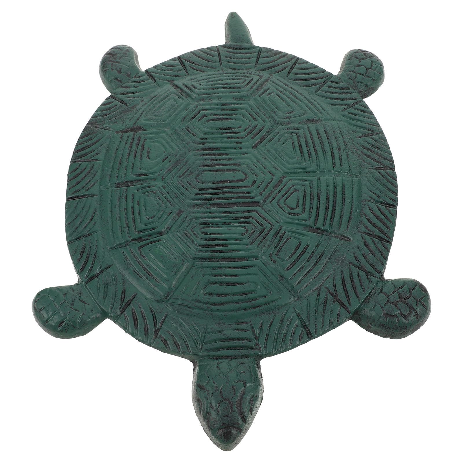 Hemobllo Gusseiserne Schildkröten Trittstein Gartenfigur für Wege und