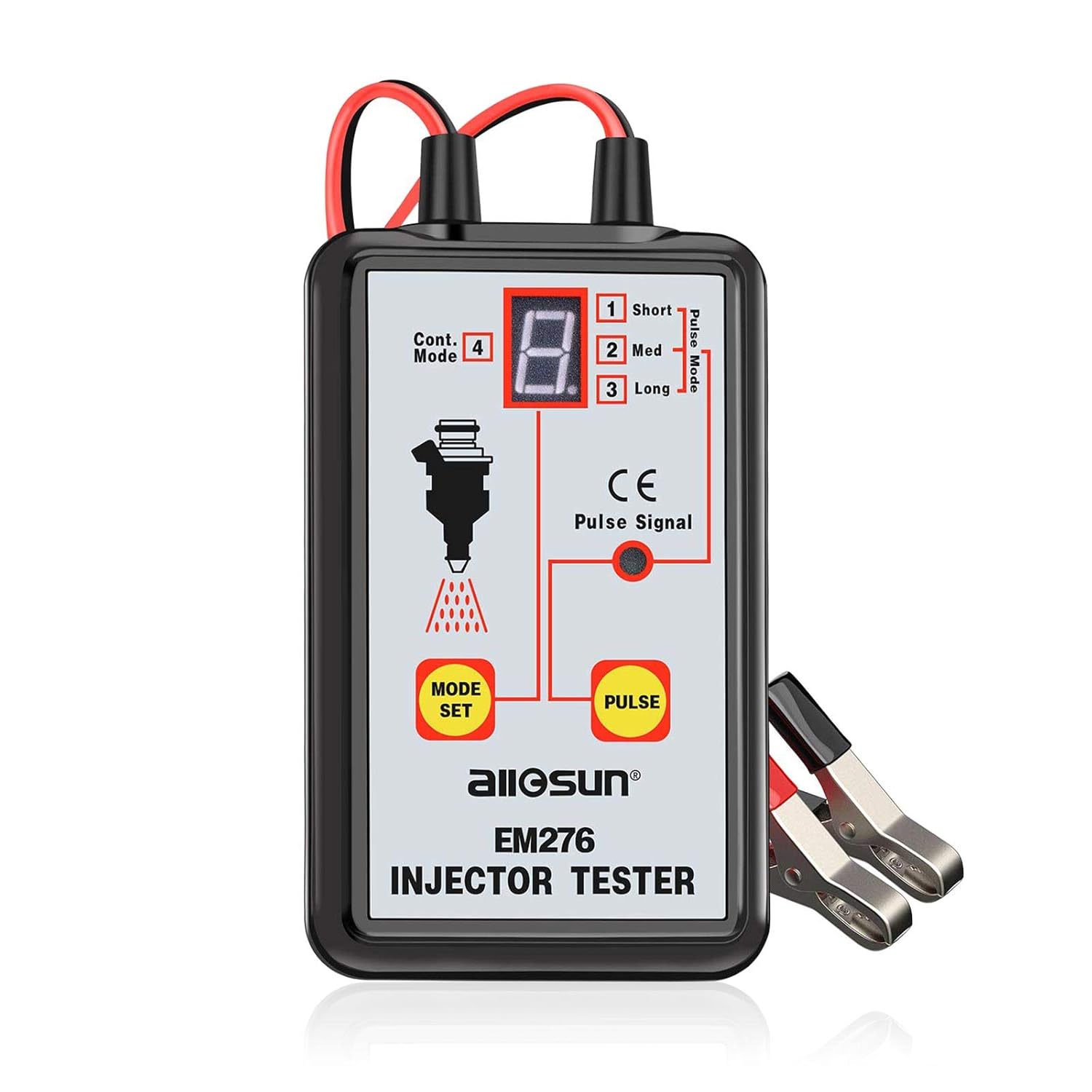 AllSun Professional EM276 Injector Tester 4 Pluse Modes Powerful Fuel