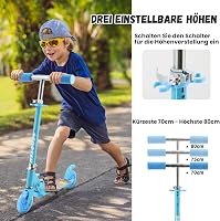 Y-RAIN Összecsukható Roller Gyerekeknek 3 Éves Kortól Állítható Magassággal 2