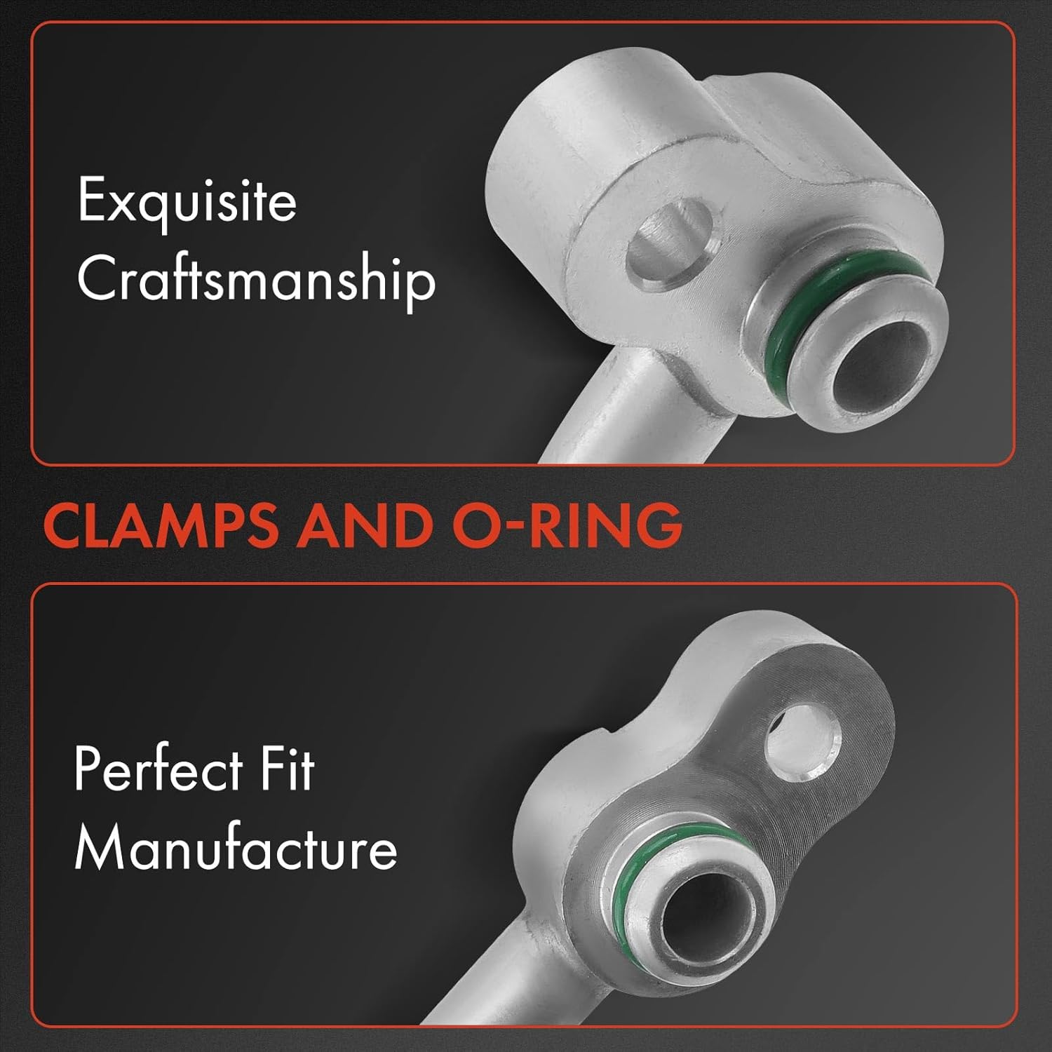 A-Premium A/C Discharge Line Hose Assembly Compatible with Honda CR-V, 2017 2018 2019 2020, 1.5L, Compressor to Condenser