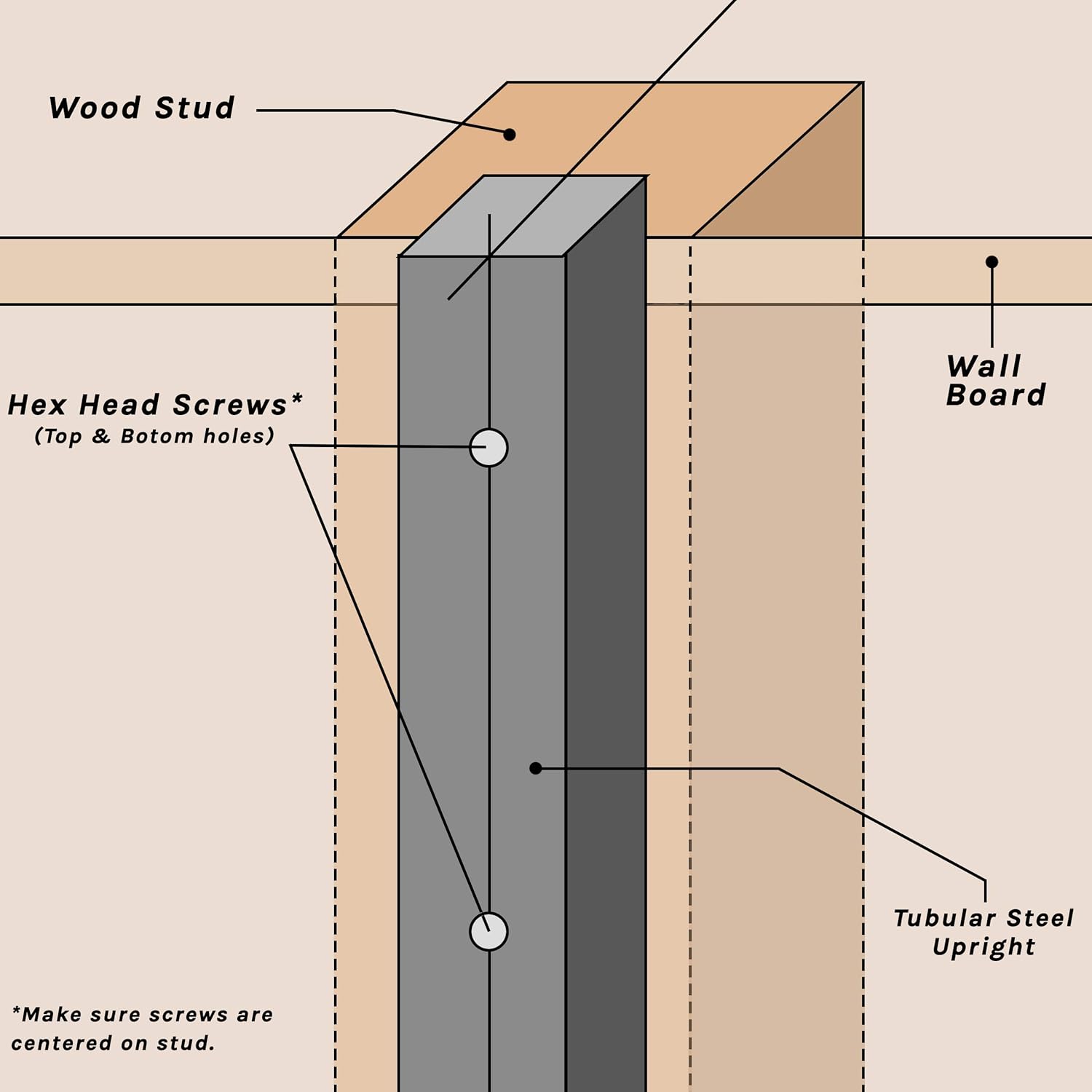 Wall Mounted Door Storage Rack Fits Jeep Doors 1941-Present. Sto-R-Doors 150lbs Capacity