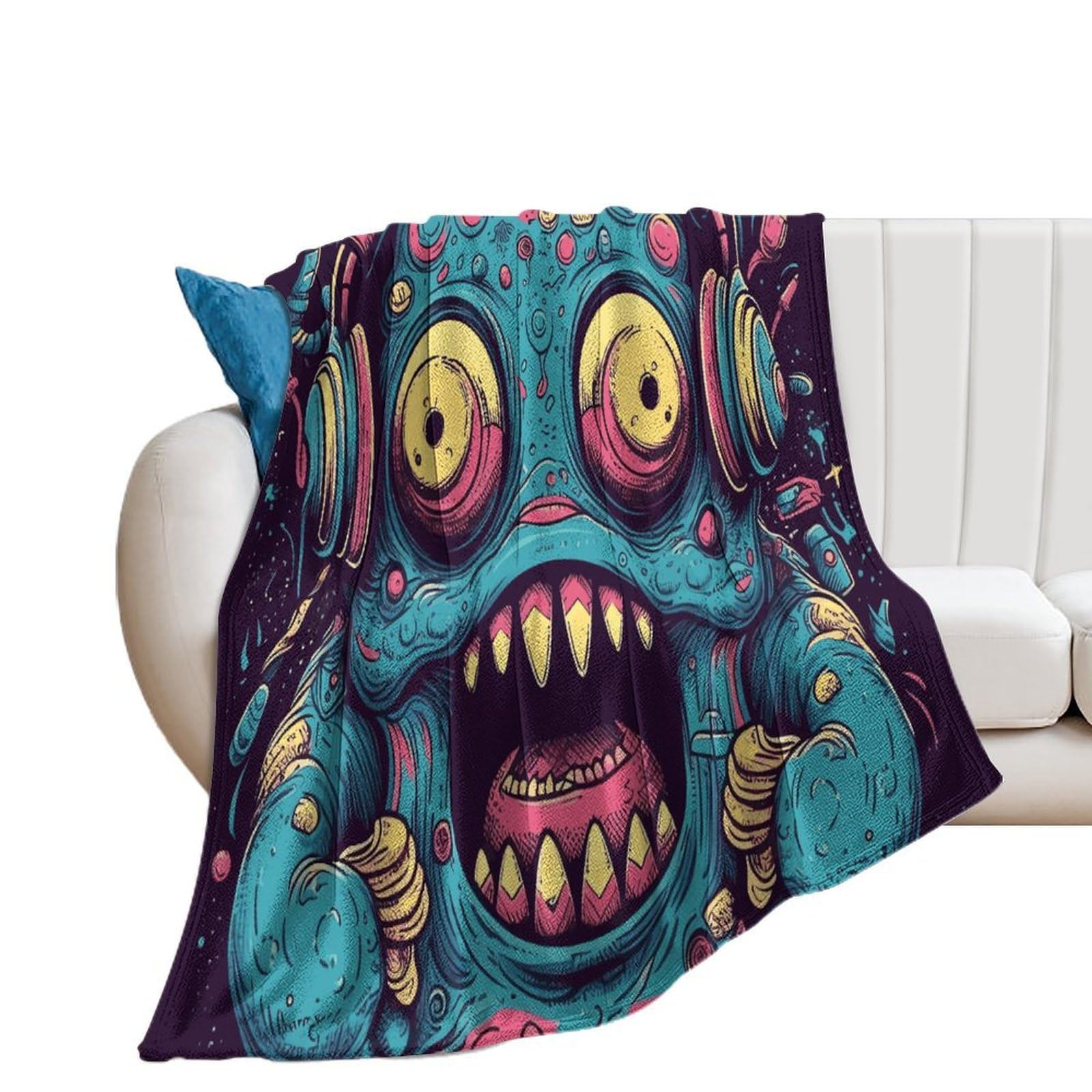 Couverture flanelle musique haut de gamme super confortable pour grand lit douillet