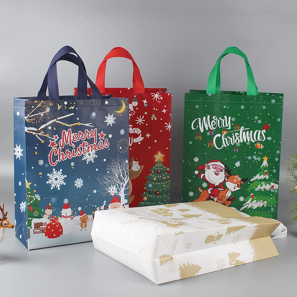 DOJoykey 5pcs Christmas Tote Bags - Image 4