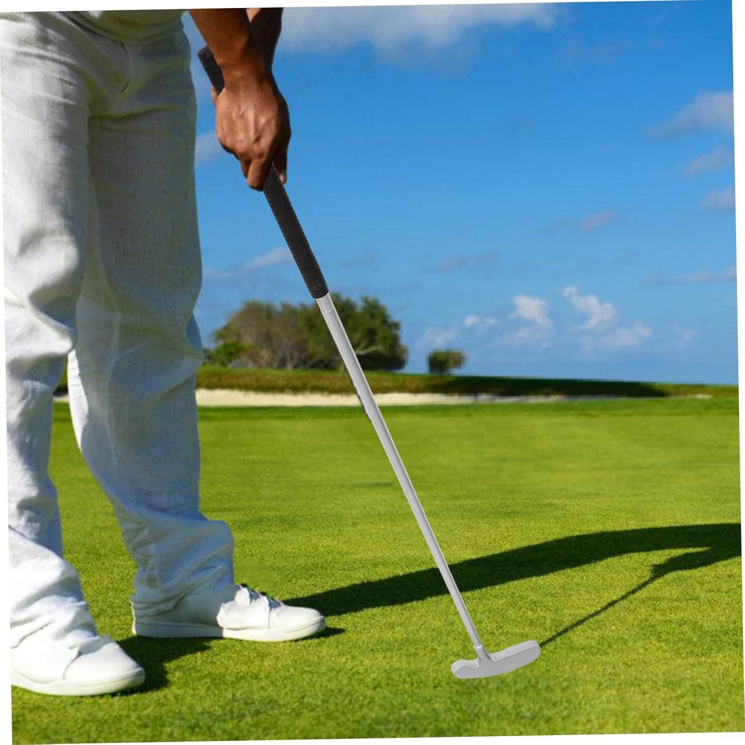 HANABASS Golf Putter Practice Balls Sturdy Golfing Club for Teenagers Adults Improve Distance Accuracy